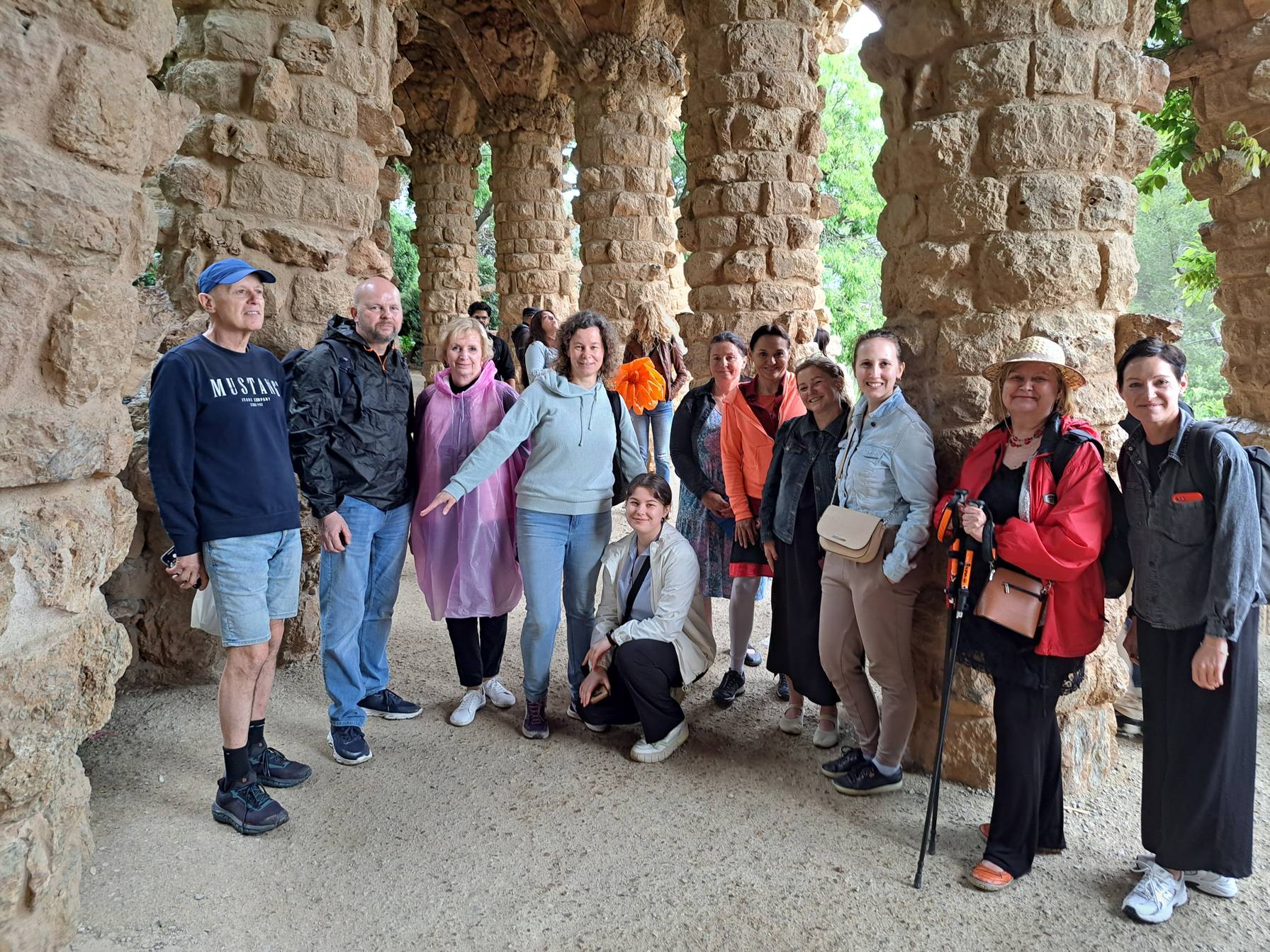 Slunečná parta v Parku Güell 